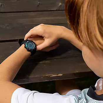 Bilde nummer 2 av Lorus, Barneklokke med digital visning og sort silikonrem