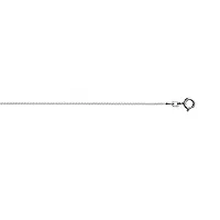 Veneziansk kjede i 585 hvitt gull 1,3 mm, 38-50 cm