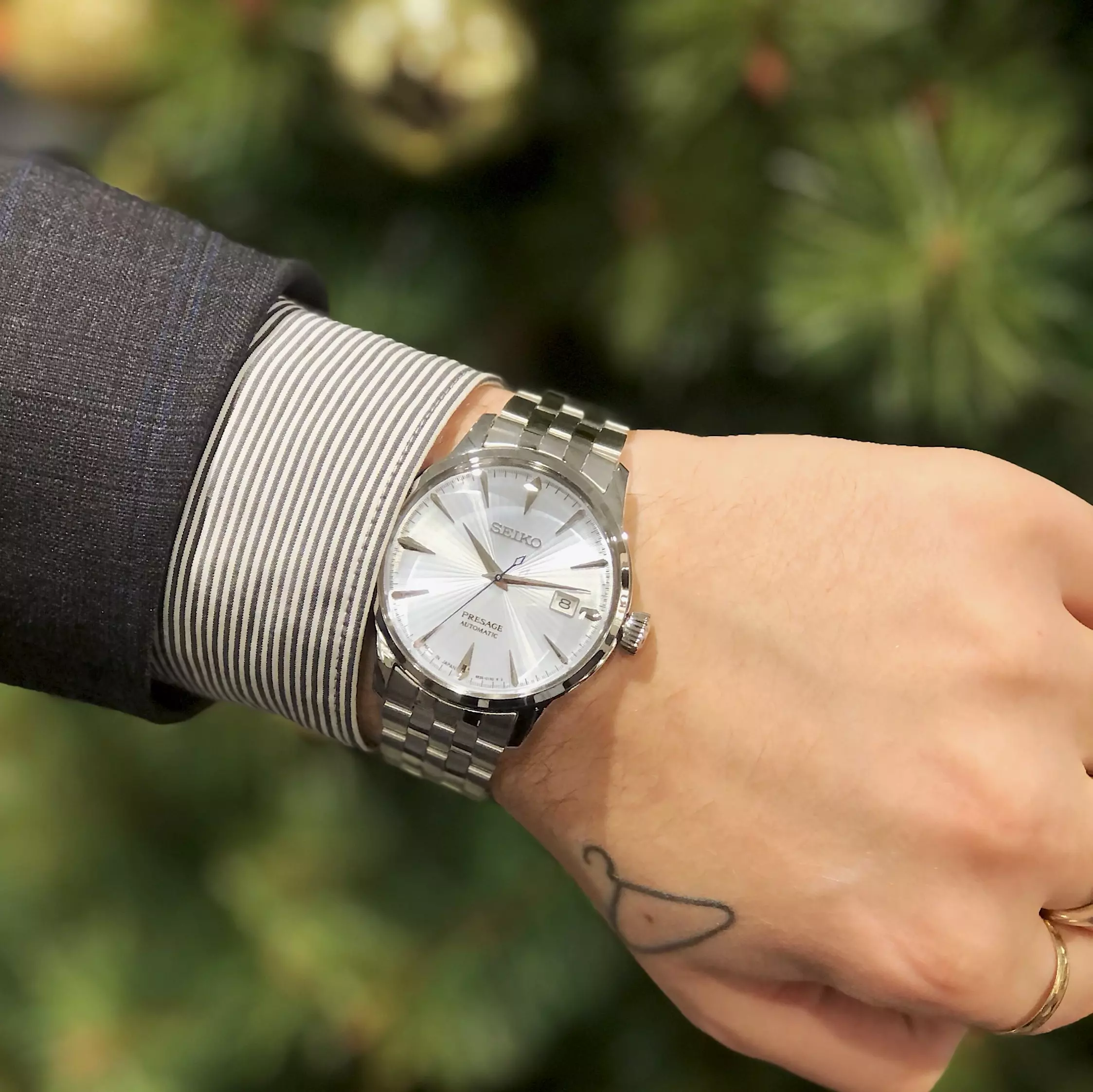 Bilde nummer 2 av Seiko, Presage Cocktail Time Automatic herreklokke med stållenke