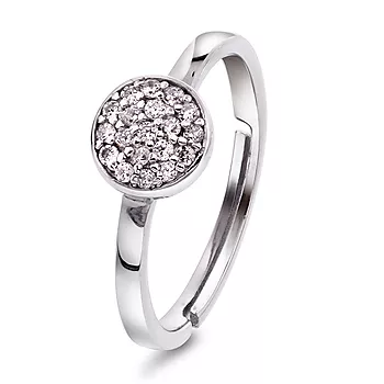 Pan Jewelry, Ring i 925 sølv med zirkonia