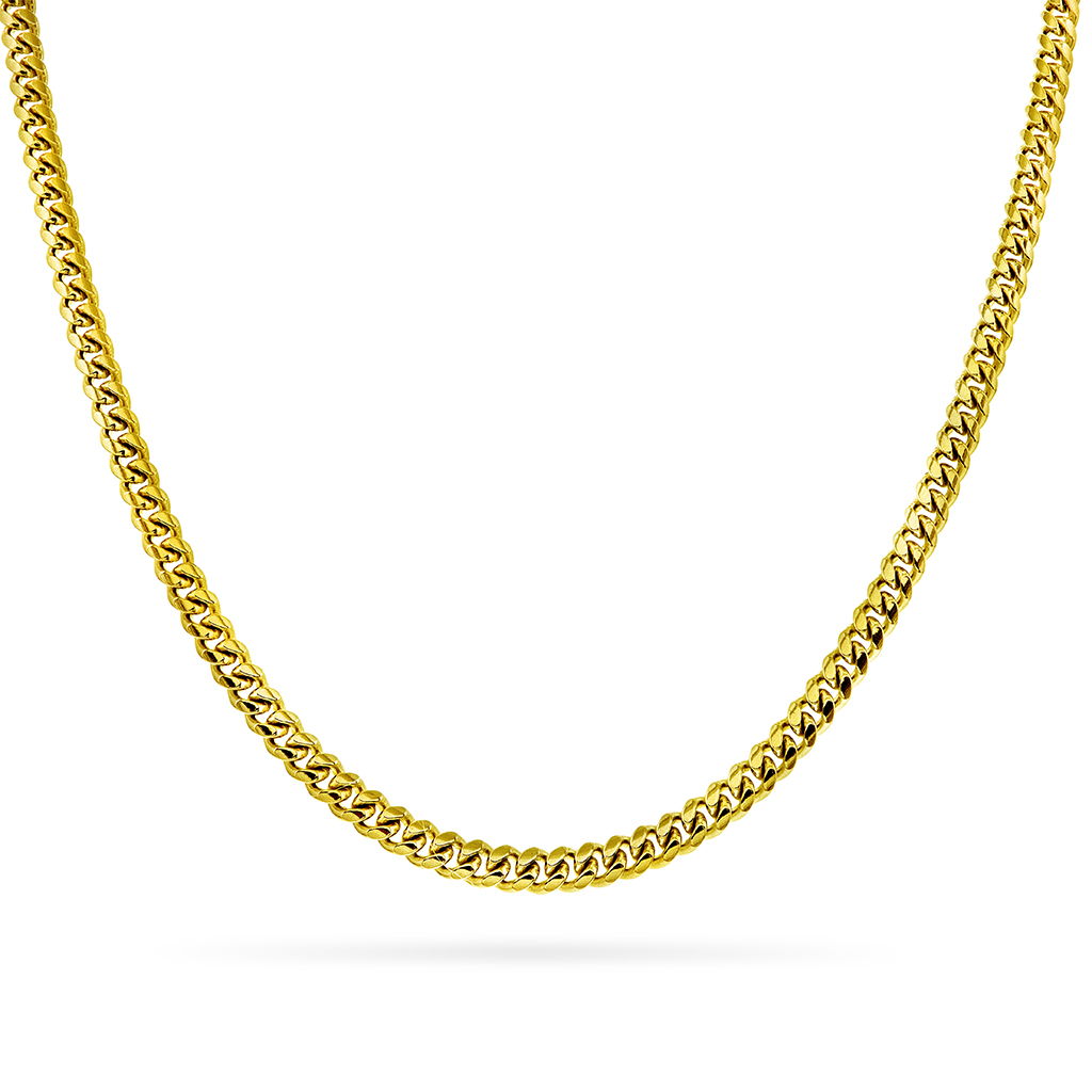 Pan Jewelry, Panser kjede i forgylt 925 sølv, 45 cm