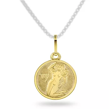 Pan Jewelry, Anheng i 585 gult gull med jomfruen
