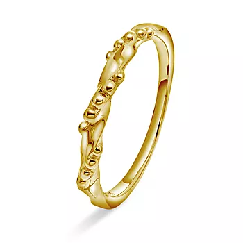 Pan Jewelry, Ring i forgylt 925 sølv