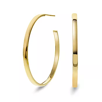 Pan Jewelry, Øreringer i 585 gult gull med 25 mm i diameter