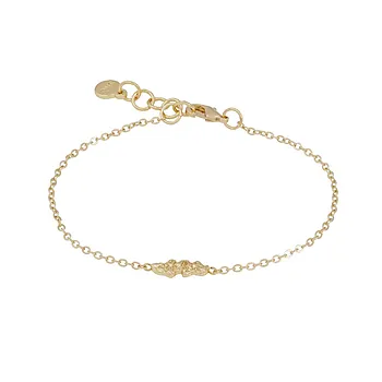 Cat armbånd i forgylt messing