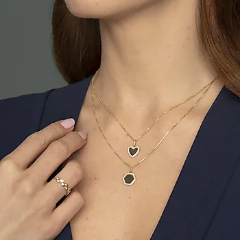 Bilde nummer 2 av Pan Jewelry, Anheng i 585 gull plate med zirkonia
