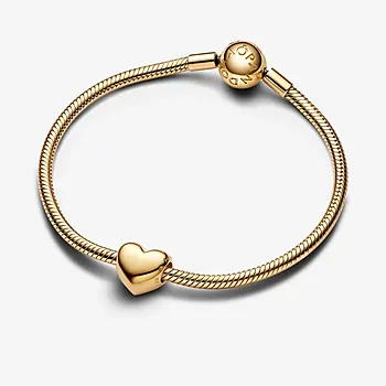 Bilde nummer 3 av Pandora Moments, Charms i 925 forgylt sølv med hjerte