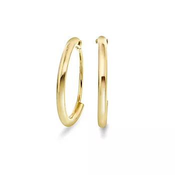 Pan Jewelry, Klassiske øreringer i 585 gult gull