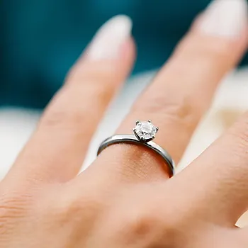 Bilde nummer 2 av Contessa LAB diamantring 585 hvitt gull 0,50 ct