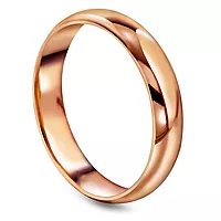 Giftering i 585 roségull | 4 mm bredde