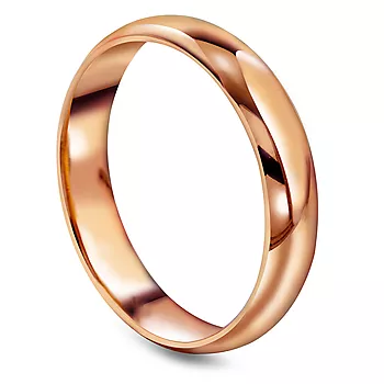 Giftering i 585 roségull | 4 mm bredde