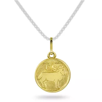 Pan Jewelry, Anheng i 585 gult gull med væren