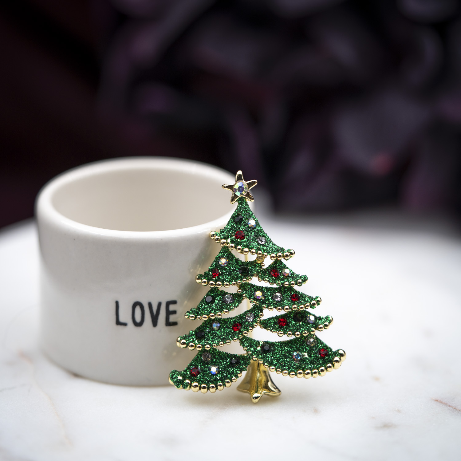 Bilde nummer 4 av Pan Jewelry, Brosje med juletre
