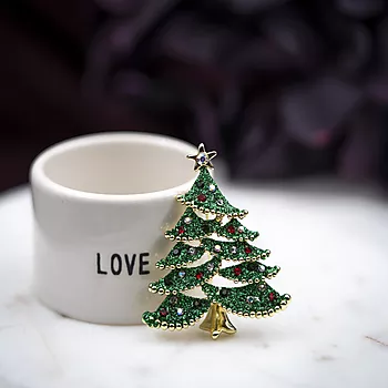 Bilde nummer 4 av Pan Jewelry, Brosje med juletre
