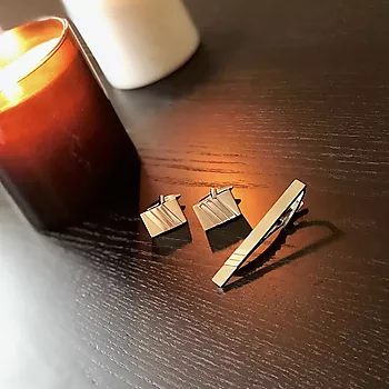 Bilde nummer 3 av Alexander, Mansjettknapper i stål