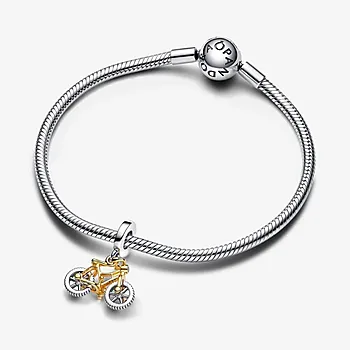 Bilde nummer 3 av Pandora Moments, Charm i 925 flerfarget sølv med sykkel