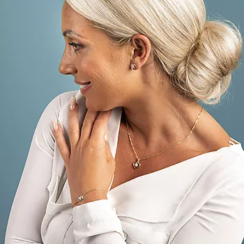 Bilde nummer 2 av Pan Jewelry, Armbånd i forgylt sølv med zirkonia