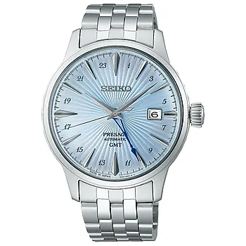 Presage GMT Automatic herreklokke i stål