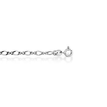 Kjede i 925 sølv 3 mm, 41-83 cm
