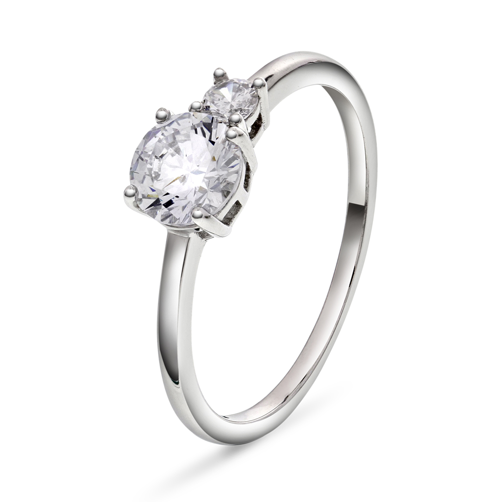 Pan Jewelry, Ring i 925 sølv med zirkonia
