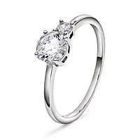 Pan Jewelry, Ring i 925 sølv med zirkonia