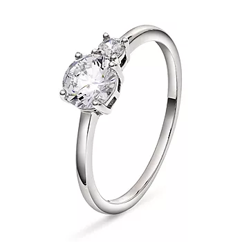 Pan Jewelry, Ring i 925 sølv med zirkonia