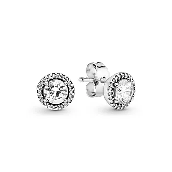 Pandora Timeless, Øredobber i 925 sølv med zirkonia