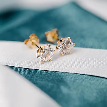 Bilde nummer 4 av Contessa LAB diamantøredobber i 585 gult gull 2,00 ct