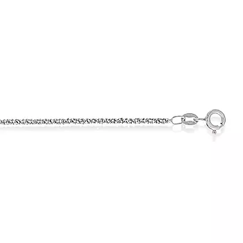 Pan Jewelry, Popcorn kjede i 925 sølv 1,8 mm, 50 cm