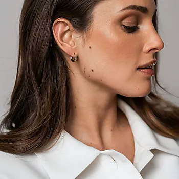 Bilde nummer 2 av Øreringer i 925 flerfarget sølv