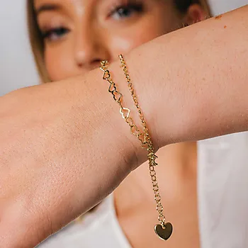 Bilde nummer 2 av Armbånd i 925 forgylt sølv