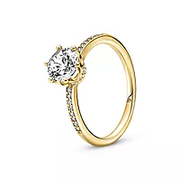 Ring med zirkonia