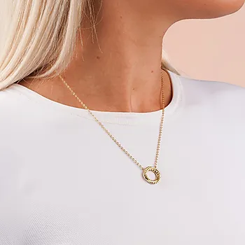 Bilde nummer 2 av Twist smykke i forgylt messing