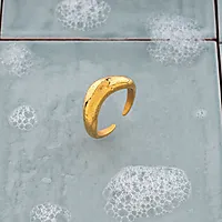 Bilde nummer 5 av Nova ring i forgylt stål