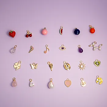 Bilde nummer 3 av Pearlfect charms i 925 forgylt sølv