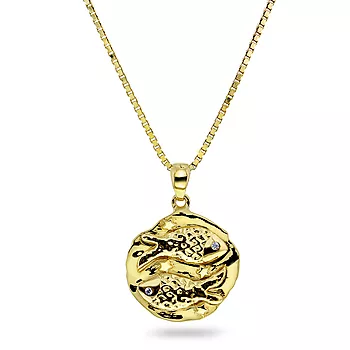 Pan Jewelry, Smykke i 925 forgylt sølv med zirkonia og Fiskene