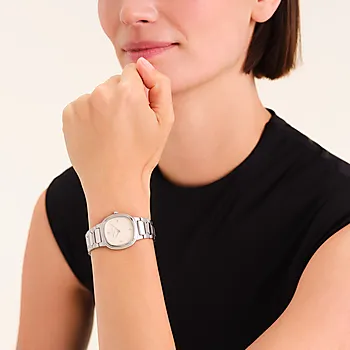 Bilde nummer 2 av Gaia dameklokke i stål