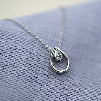 Bilde nummer 2 av Pan Jewelry, Dråpe smykke i sølv med zirkonia