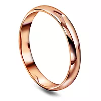 Giftering i 585 roségull | 3 mm bredde