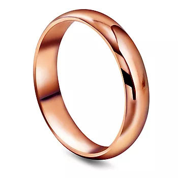 Giftering i 585 roségull | 4 mm bredde