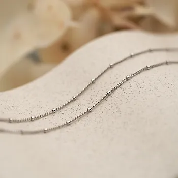 Bilde nummer 3 av Pan Jewelry, Panserkjede i 925 sølv med kuler, 50-80 cm