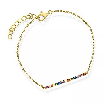 Pan Jewelry, Armbånd i 925 sølv med zirkonia