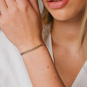 Bilde nummer 2 av Armbånd i 585 gult gull