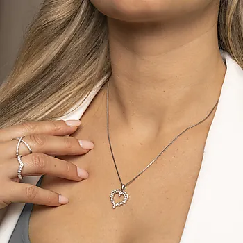 Bilde nummer 2 av Pan Jewelry, Smykke i 925 rhodinert sølv med zirkonia