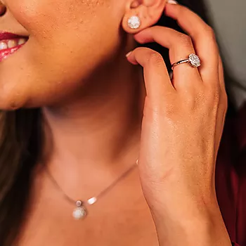 Bilde nummer 3 av Pan Jewelry, Diamantring i 585 hvitt gull 0,25 ct