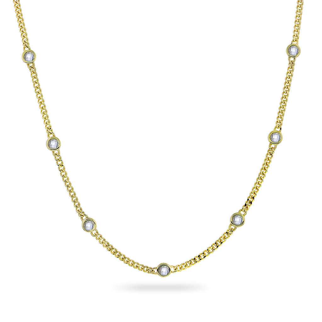 Pan Jewelry, Smykke i forgylt 925 sølv med hvit zirkonia