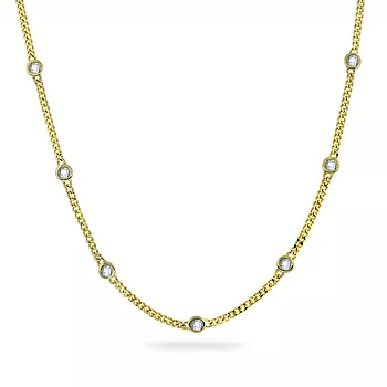 Pan Jewelry, Smykke i forgylt 925 sølv med hvit zirkonia