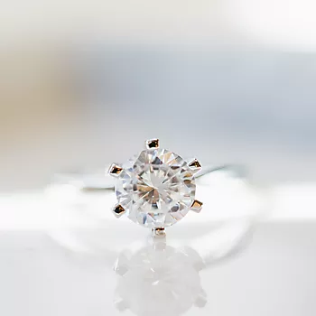 Bilde nummer 4 av Olivia diamantring i 585 hvitt gull 2,00 ct TWSI2