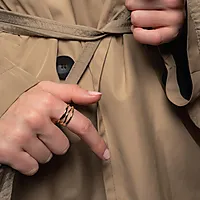 Bilde nummer 2 av Vibe ring i 925 forgylt sølv