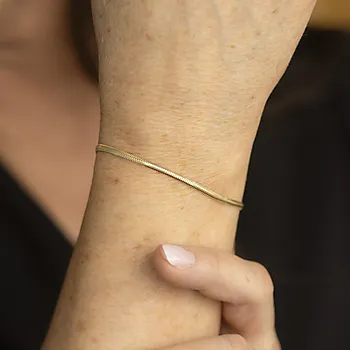 Bilde nummer 3 av Pan Jewelry, Slange armbånd i 585 gult gull